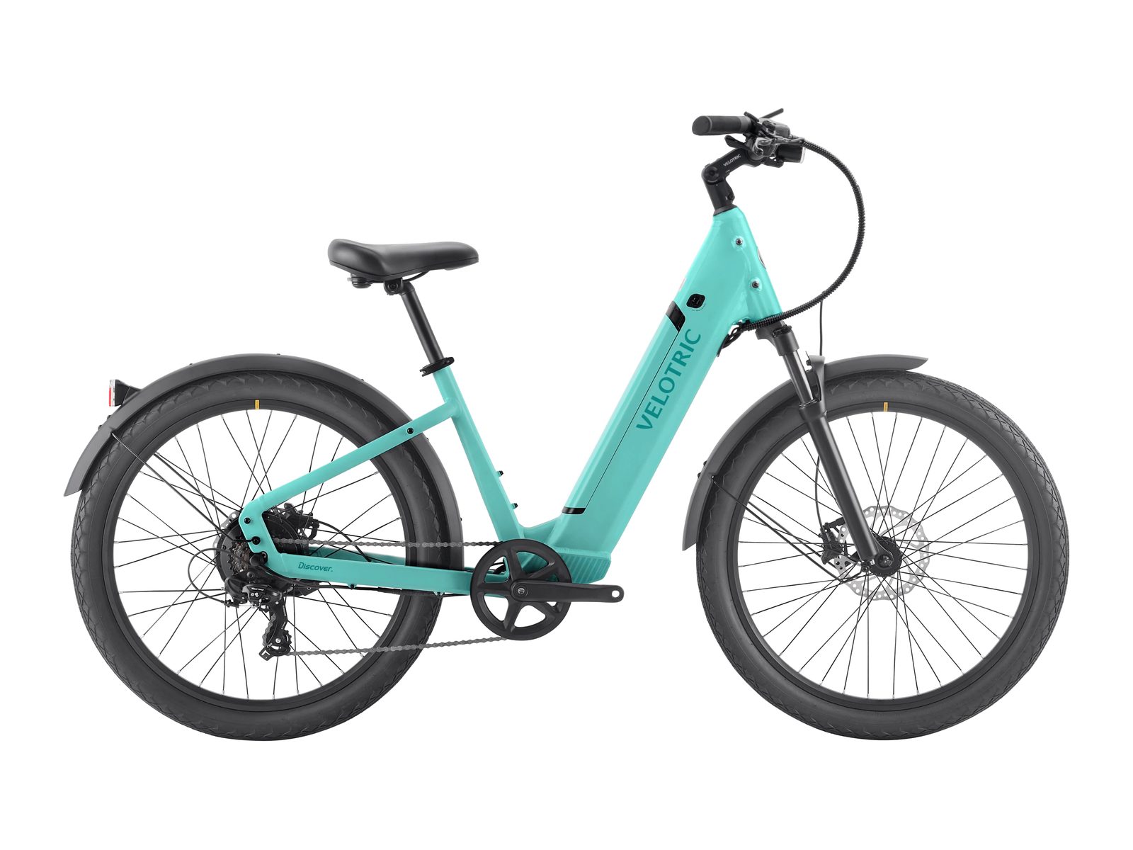 Velotric Discover 1 Plus in Cyan, side view