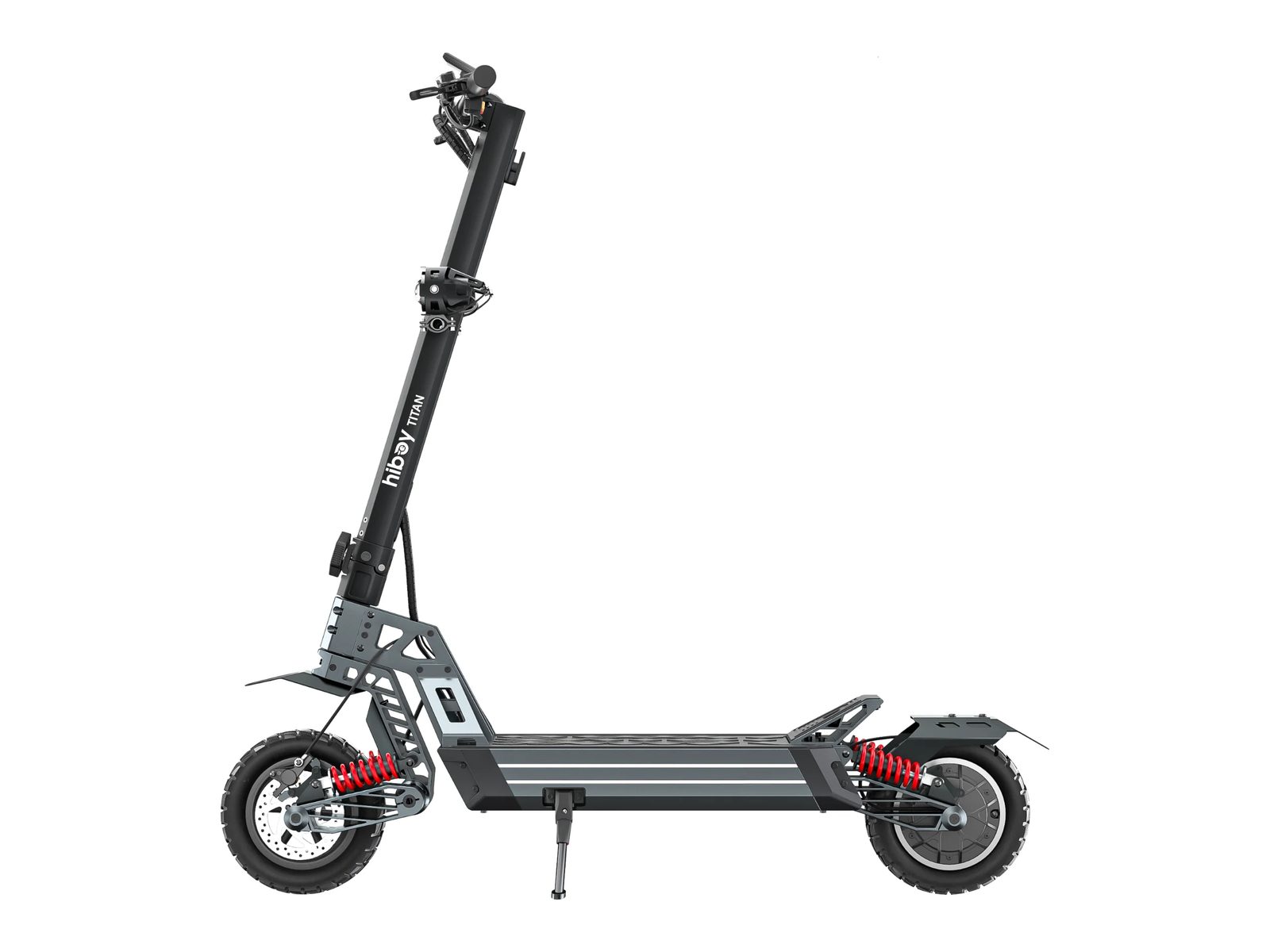 Hiboy TITAN electric scooter in gray, side view